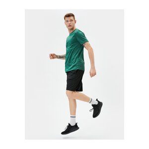 Koton Sports T-Shirt Reflective Printed Crew Neck Short Sleeve