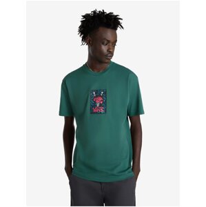 Green men's T-shirt VANS Thinkv - Men