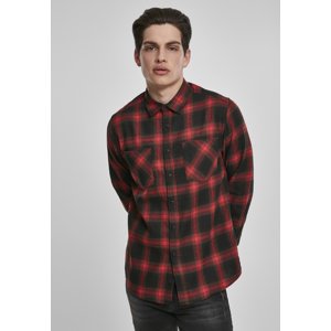 Plaid Flannel Shirt 6 - black/red