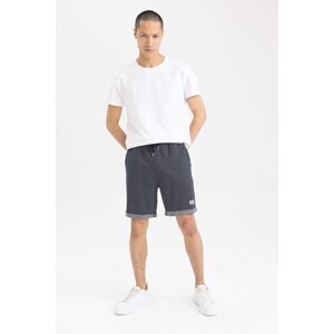 DEFACTO Slim Fit Sweatshirt Fabric Cotton Shorts