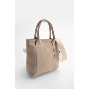 Marjin Women's Hand Shoulder Strap Canvas Tote Bag Dixie Beige