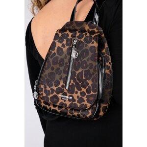 LuviShoes Tense Black Coffee Patterned Women's Backpack