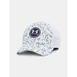 Under Armour Cap Iso-chill Driver Mesh-WHT - Mens