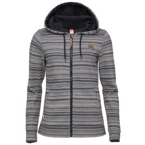 Black-grey women's striped sweatshirt LOAP ECULA