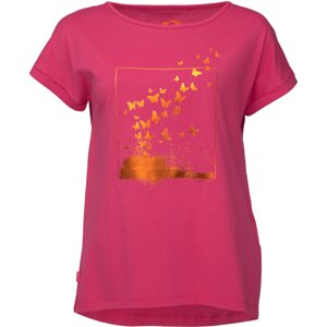 Women's pink T-shirt LOAP Bazala