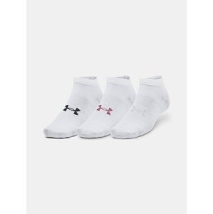 Under Armour Socks UA Essential Low Cut 3pk-WHT - unisex