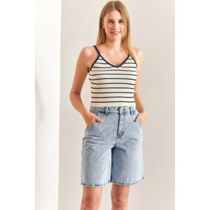 Bianco Lucci Women's Denim Shorts