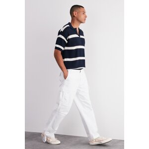 Trendyol Limited Edition White Loose Fit Trousers