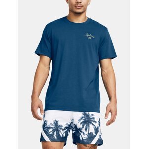 Under Armour T-Shirt Curry Emb Splash Tee-BLU - Men's