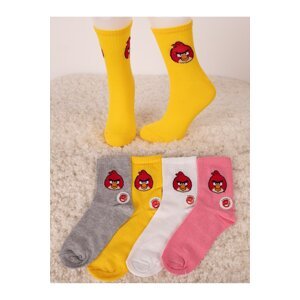 armonika Women's Scented Character Patterned Ankle Socks 4-Pack