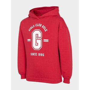 Girls' cotton sweatshirt 4F