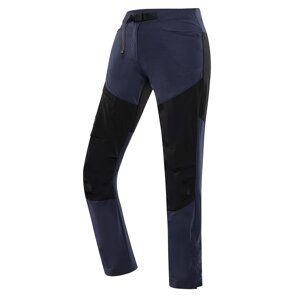 Women's softshell trousers with DWR finish ALPINE PRO AKANA mood indigo