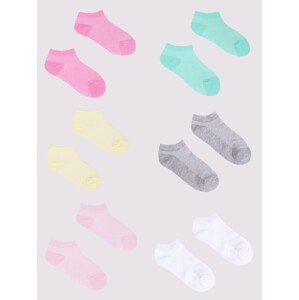 Yoclub Kids's Ankle Thin Socks Basic Colours 6-Pack P2