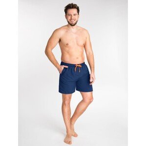 Yoclub Man's Swimsuits Men's Beach Shorts Navy Blue