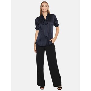 L`AF Woman's Blouse Zorin Navy Blue