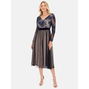 L`AF Woman's Dress Karena Navy Blue