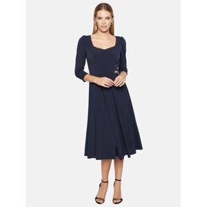 L`AF Woman's Dress Santana Navy Blue