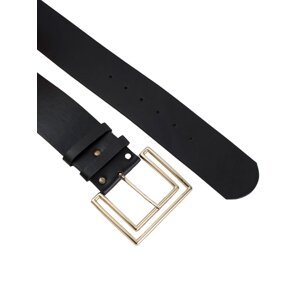 Black wide belt made of eco leather OCH BELLA