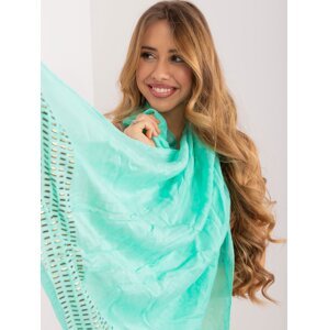 Mint smooth viscose scarf for women