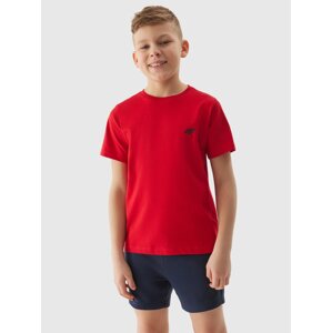 Boys' Plain T-Shirt 4F - Red
