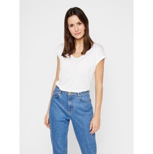 White Basic T-Shirt Pieces Billo - Women