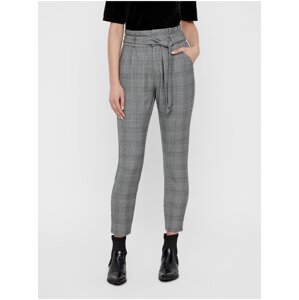 Grey checked trousers VERO MODA