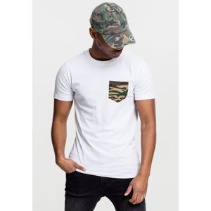 Men's T-shirt Camo Pocket - white