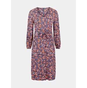 Blue and Pink Floral Dress with Ties Pieces Lubbie - Women