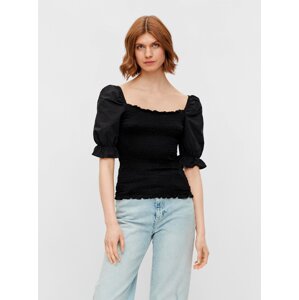 Black Blouse Pieces Lika - Women's