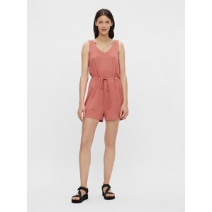 Pink Short Jumpsuit with Ties Pieces Neora