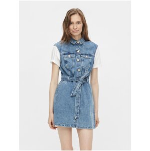 Blue Women's Denim Shirt Dress Pieces Namir - Women