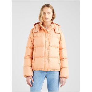 Levi's Apricot Women's Quilted Winter Jacket with Detachable Hood Levi's® Qu - Women
