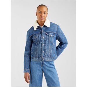 Levi's Blue Women's Denim Jacket with Fur Levi's® 3 In 1 Trucker - Women