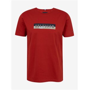Tommy Hilfiger Men's Red T-Shirt - Men