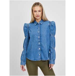 Levi's® Blue Women's Denim Balloon Sleeve Shirt - Women