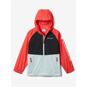 Black-red Columbia Dalby Spring Children's Lightweight Waterproof Jacket - unisex