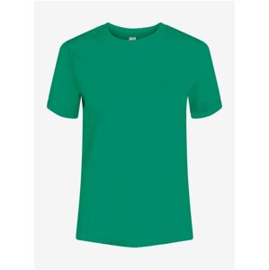 Green Basic T-Shirt Pieces Ria - Women