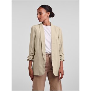 Beige Women's Three-Quarter Sleeve Blazer Pieces Boss - Women