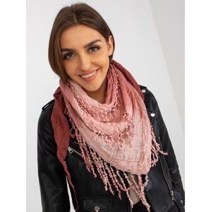 Women's pink muslin scarf