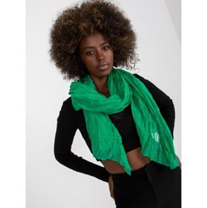 Dark green airy viscose scarf