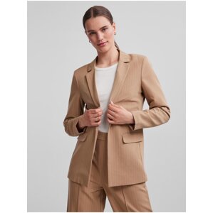 Light Brown Women's Striped Blazer Pieces Bossy - Women's