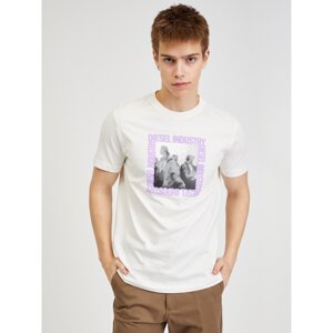 White Men's T-Shirt Diesel - Men