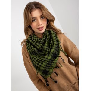 Ladies Checkered Scarf - Green