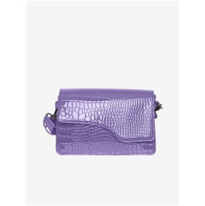 Pieces Light Purple Women's Crossbody Bag with Crocodile Pattern Piece - Women's