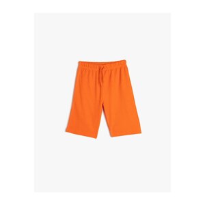 Koton Tie-Waist Shorts Textured