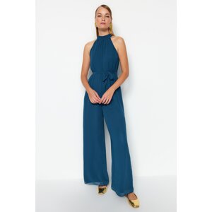 Trendyol Oil Chiffon Woven Jumpsuit