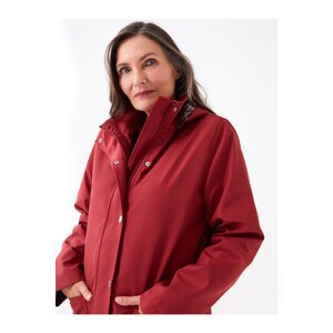 LC Waikiki Women's Straight Long Sleeve Hooded Coat