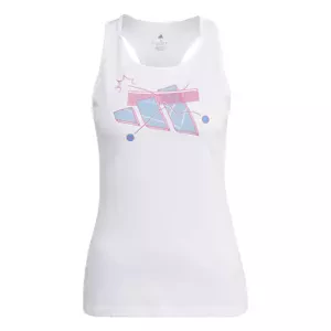 Dámské tílko adidas  Tennis Category Graphic Tank White S