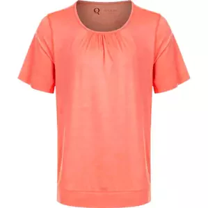 Dámské tričko Endurance Q Bree Melange SS Tee oranžové, 46