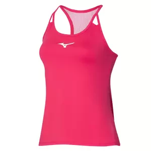 Dámské tílko Mizuno  Printed Tank Rose Red S